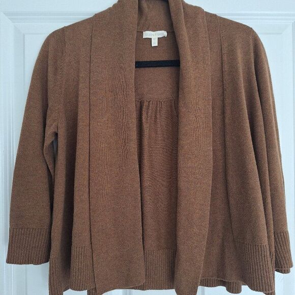 Eileen Fisher Organic Cotton open front  Cardigan Blazer size xs - Picture 1 of 6